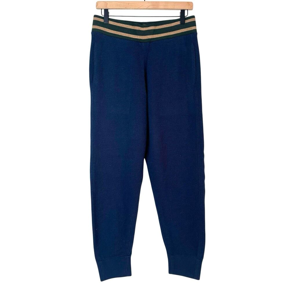 Uniqlo JW Anderson Knitted Track Pants Blue Navy Medium Knit Jogger